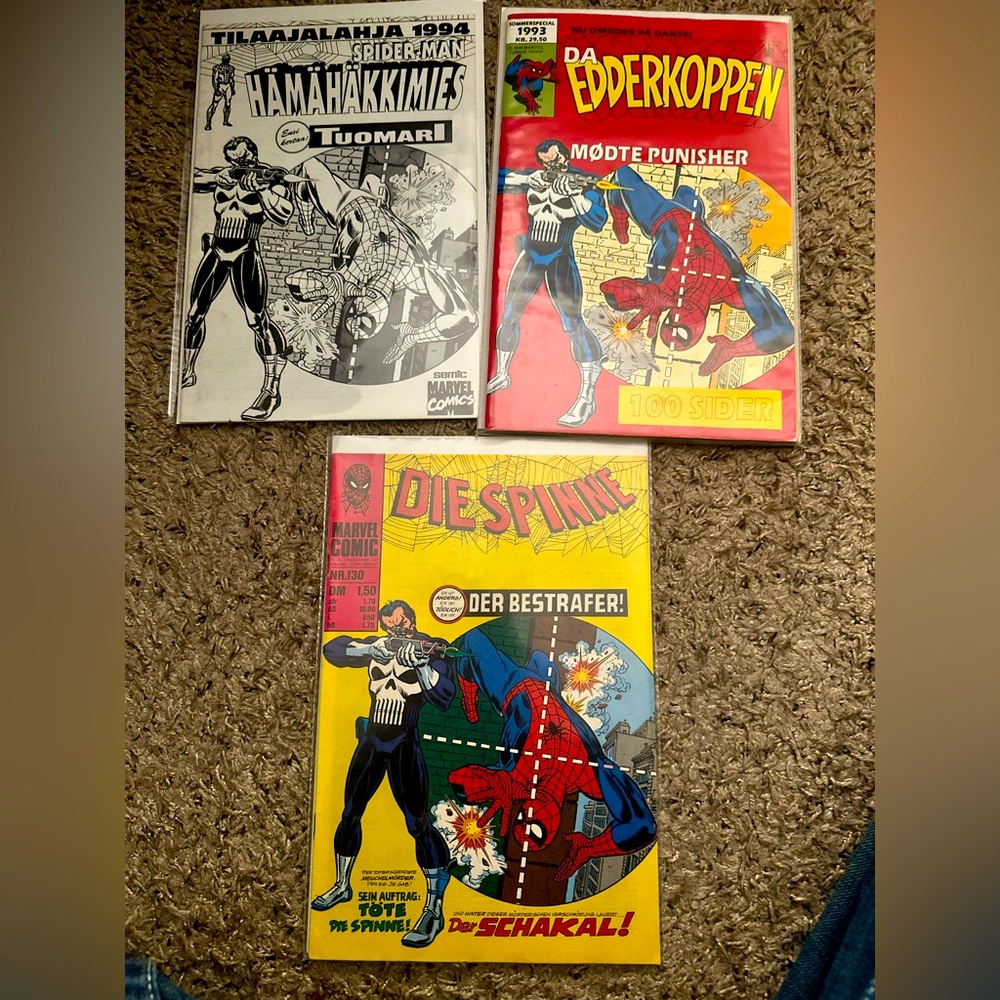 Marvel Spider-Man comic foreign Homage to issue 129
